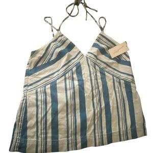 Striped Denim Tank Top